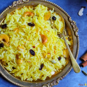Zarda. Meethe Chawal. Sweet Rice in Instant Pot