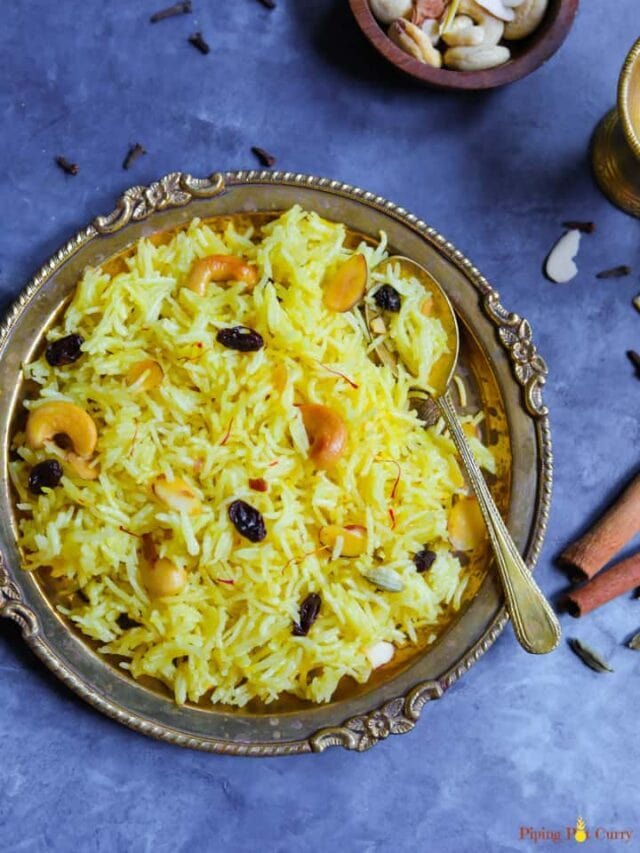 Zarda Sweet Rice/ Meethe Chawal