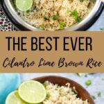 Cilantro brown rice