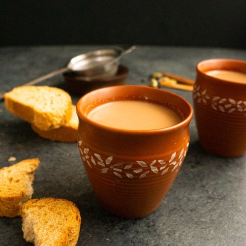 Indian Masala Chai Spiced Milk Tea Piping Pot Curry