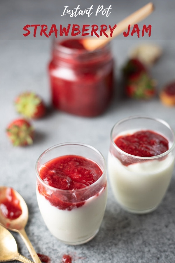 Instant Pot Strawberry Jam (no pectin) Piping Pot Curry