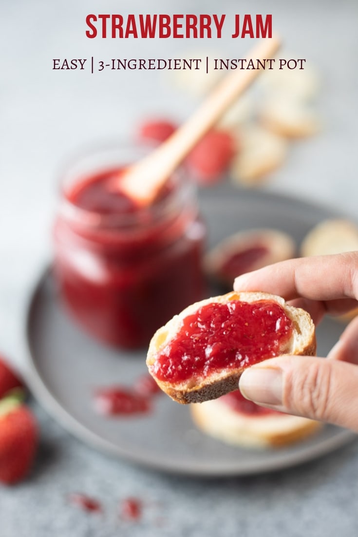 Instant Pot Strawberry Jam (no pectin) Piping Pot Curry