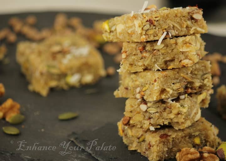 A stack of Coconut Burfi sweet