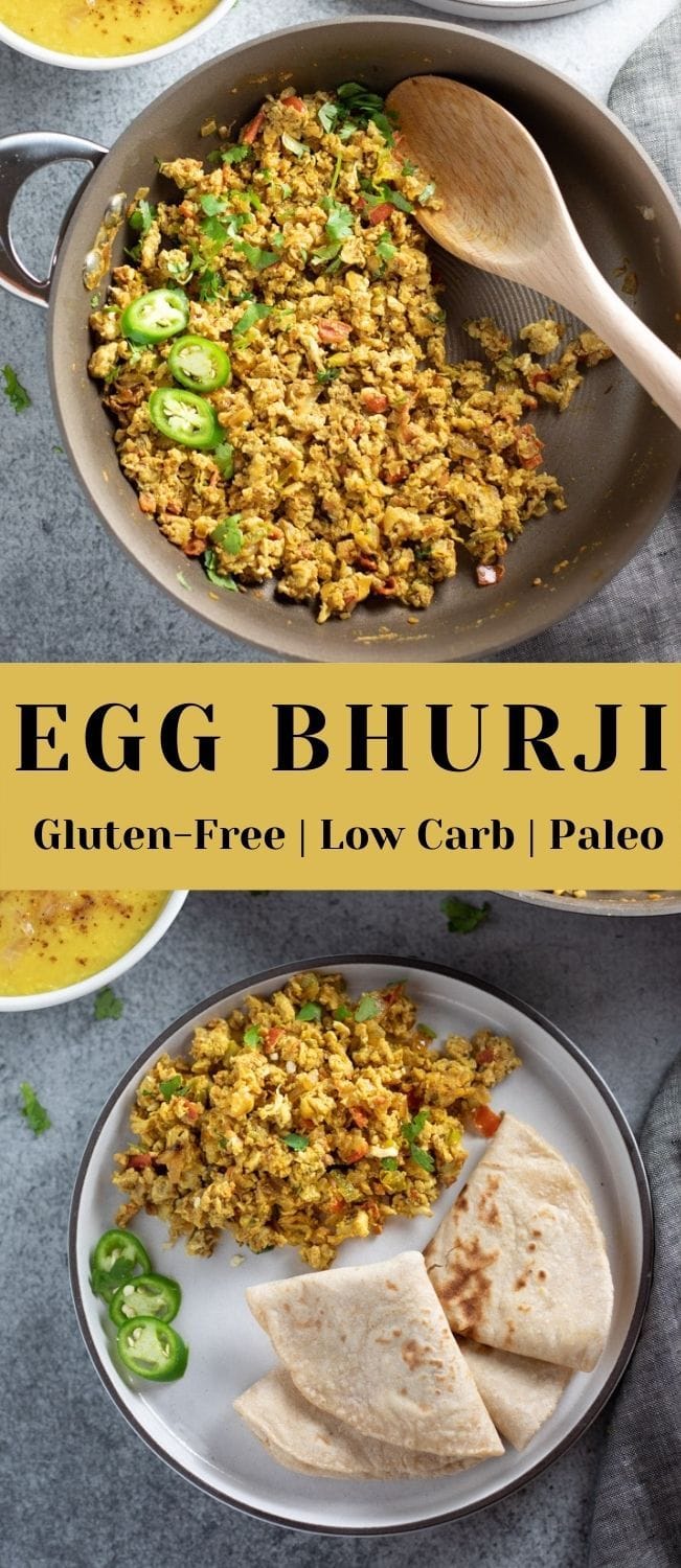 Perfect Egg Bhurji (Spiced Indian Scrambled Eggs) - Piping Pot Curry