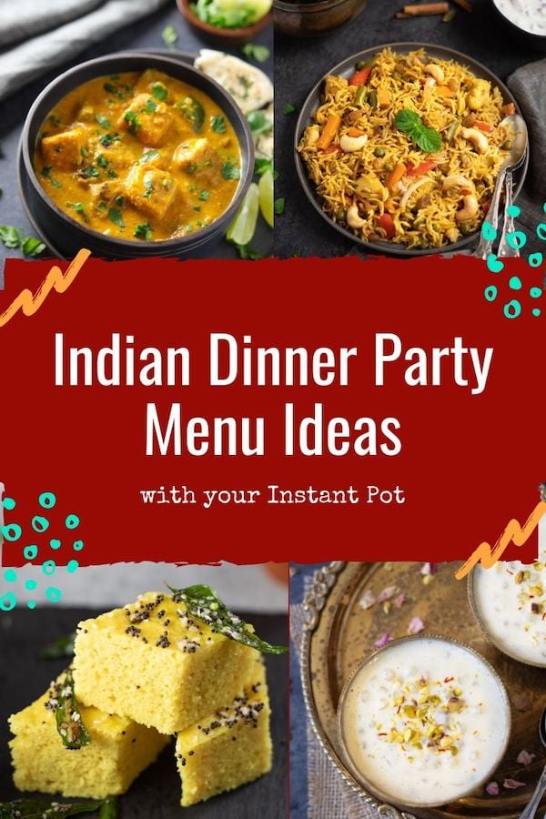 idées de menu de soirée indienne