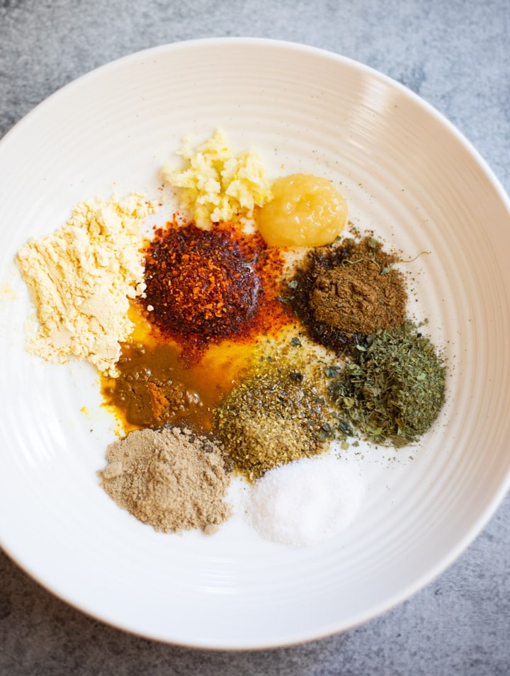 Tandoori Aloo Tikka Marinade Spices - Piping Pot Curry Spice Ingredients to make a marinade