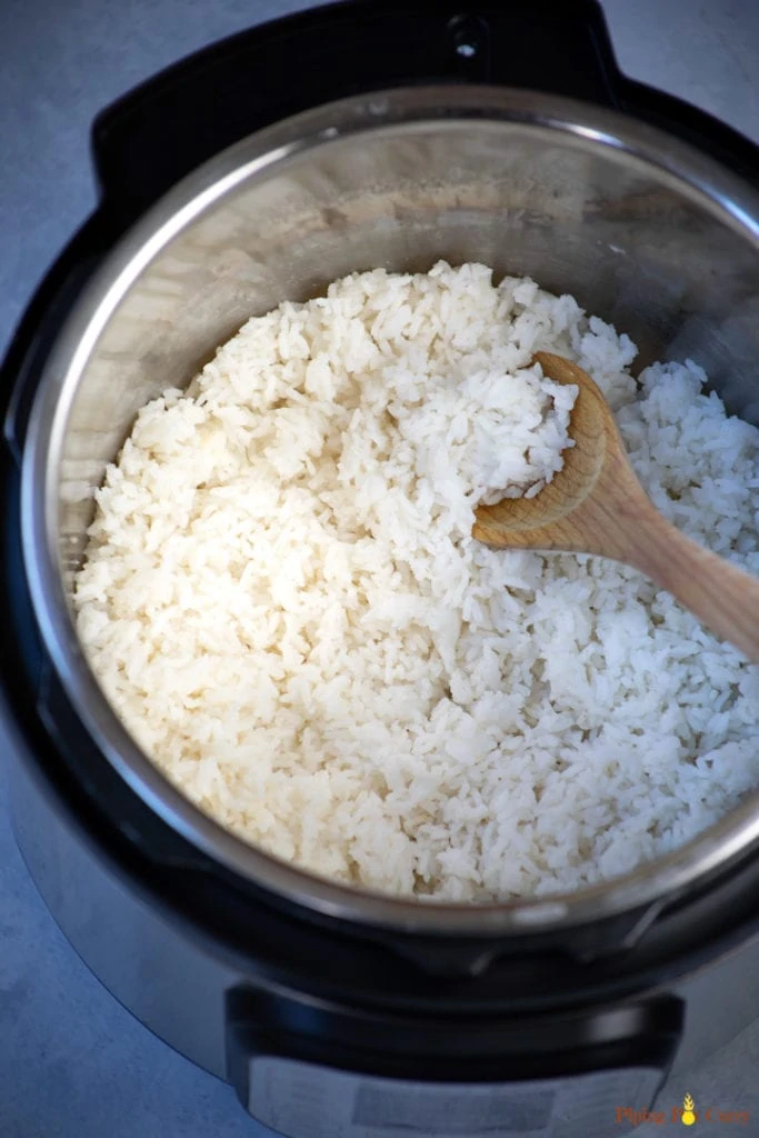 instant pot white sona masoori rice 