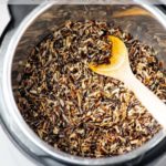 cooked wild rice in instant pot