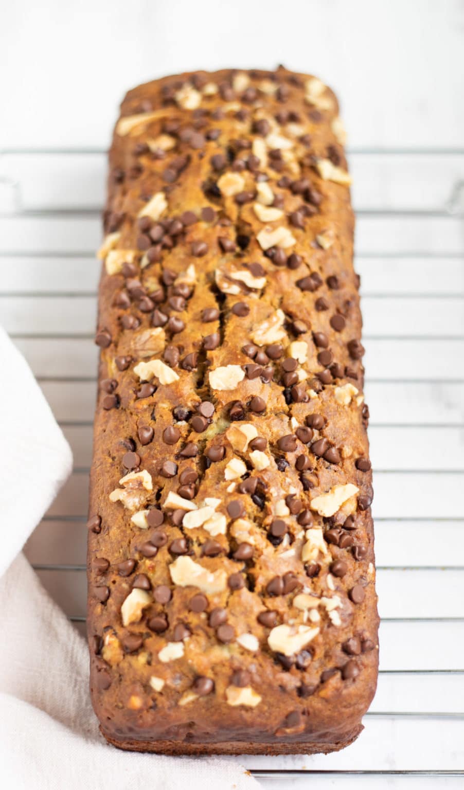 Healthy Banana Chocolate Chip Bread Piping Pot Curry