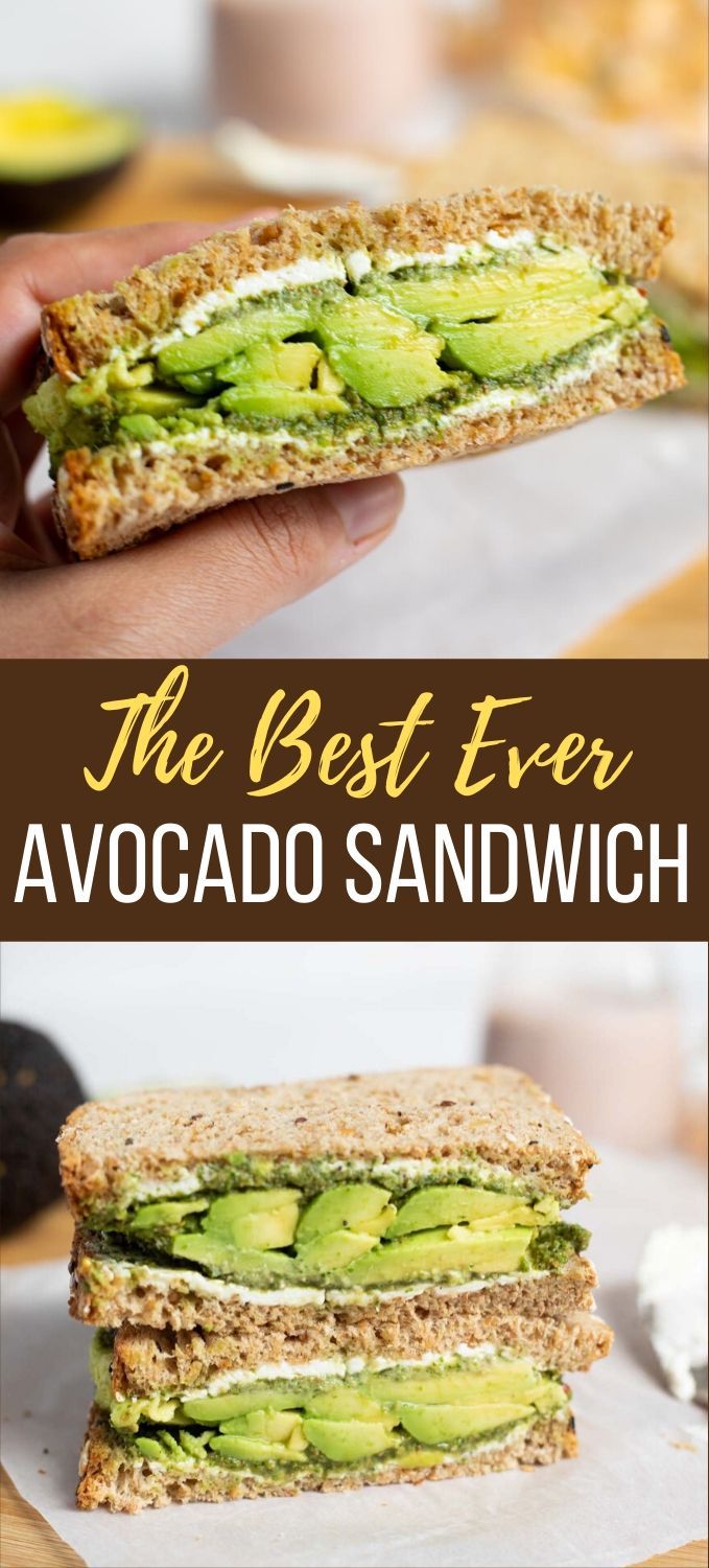 The Best Avocado Chutney Sandwich - Piping Pot Curry