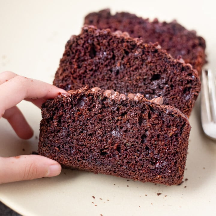 Healthy Chocolate Zucchini Bread