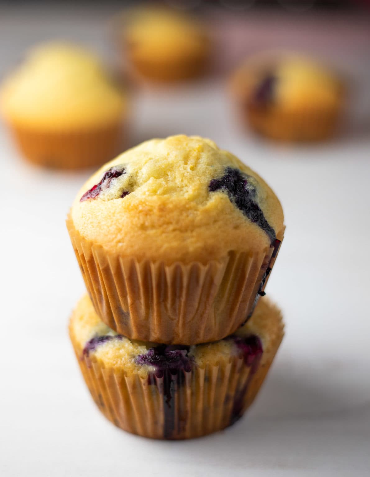 Healthy Almond Flour Blueberry Muffins - Piping Pot Curry