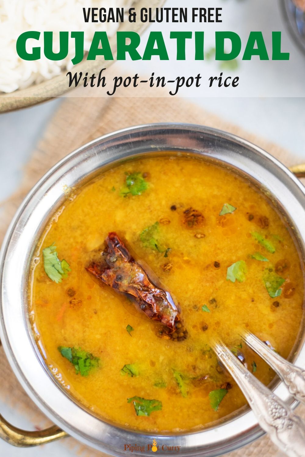 Gujarati Dal (Instant Pot & Stovetop Recipe) Piping Pot Curry