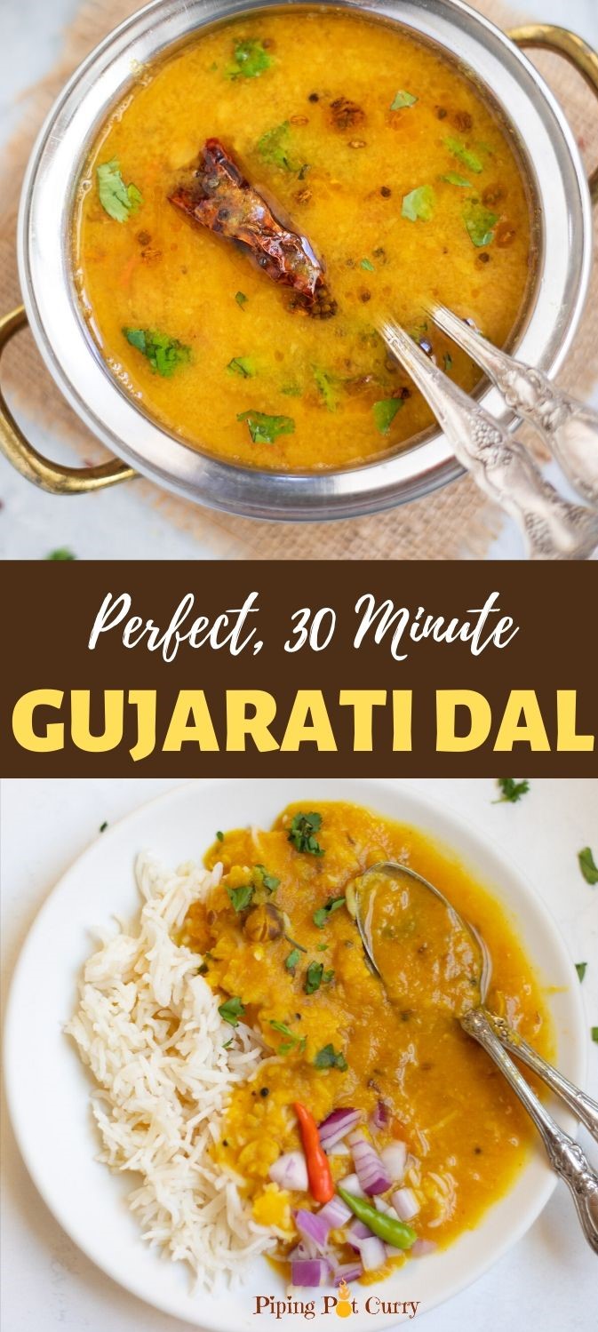 Gujarati Dal (Instant Pot & Stovetop Recipe) Piping Pot Curry