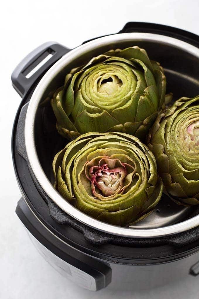 whole artichokes in instant pot