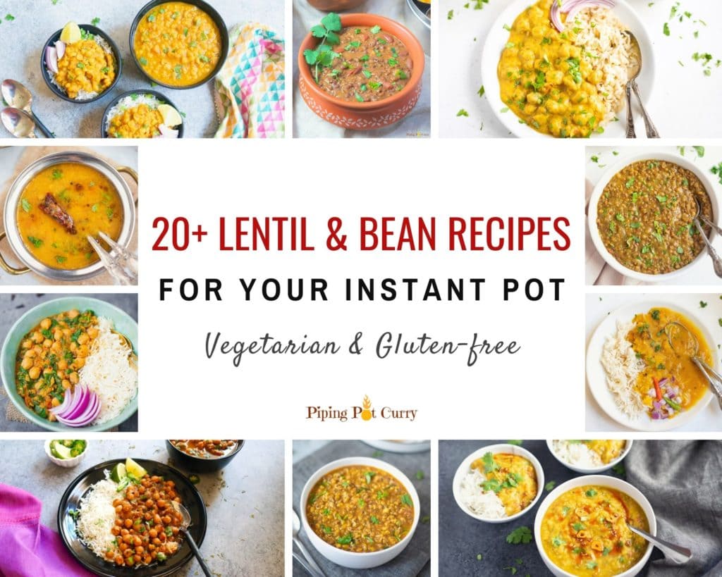 20+ instant pot lentil and bean recipes