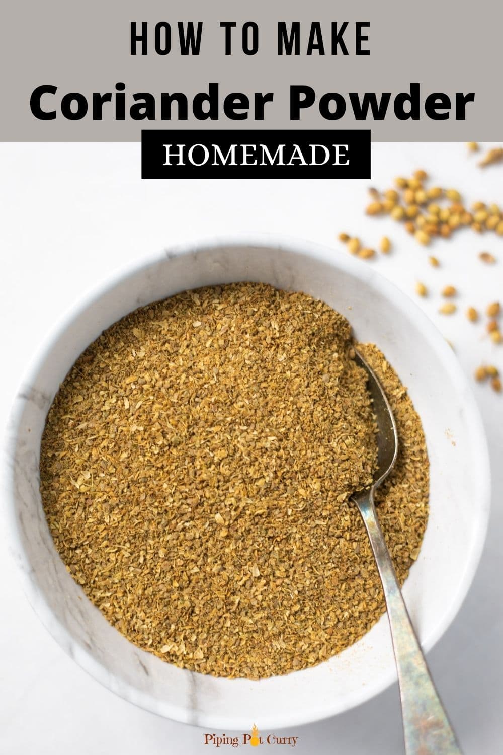 How to Make Coriander Powder Dhaniya Powder Piping Pot Curry