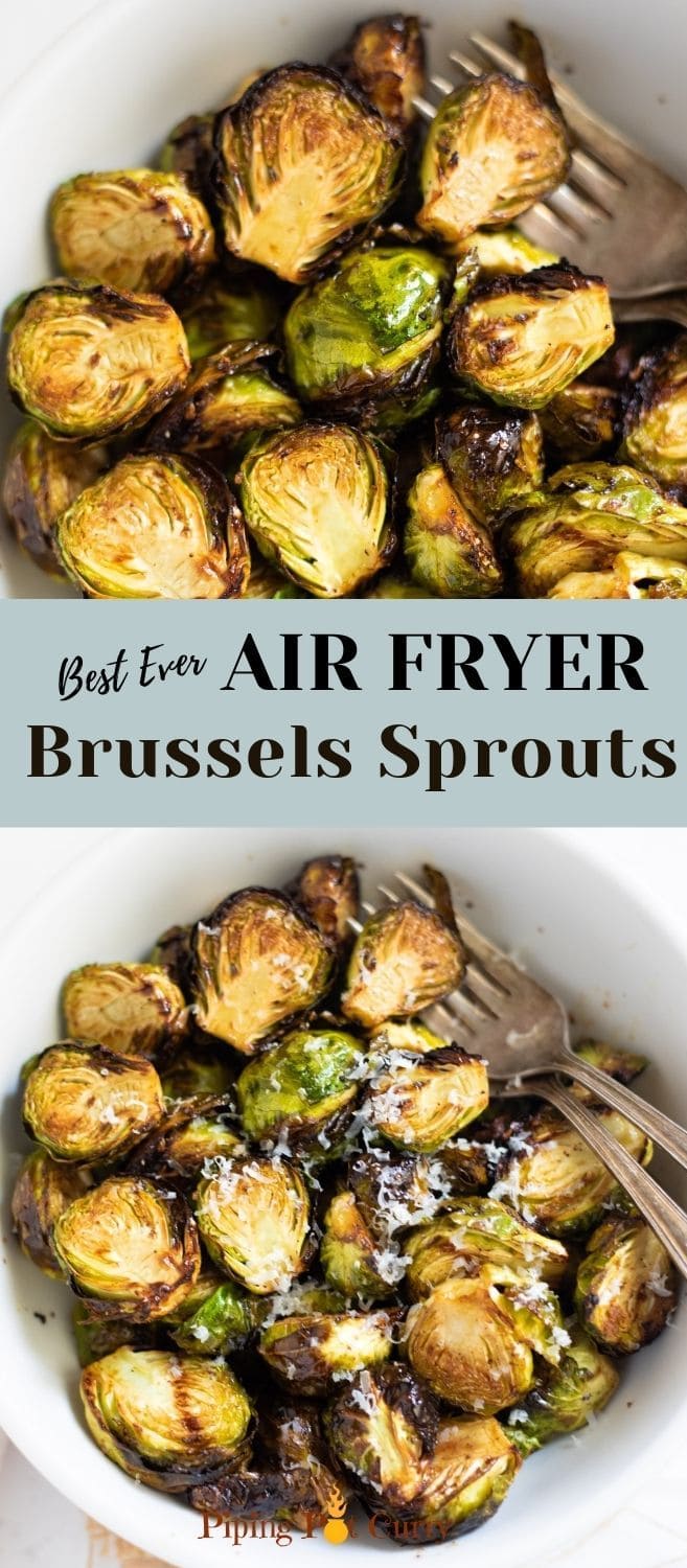 Crispy Air Fryer Brussels Sprouts Piping Pot Curry