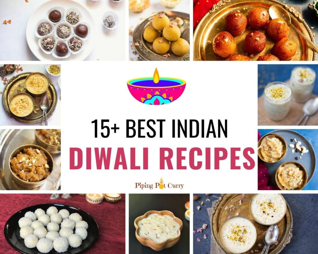 best indian Diwali recipes roundup collage