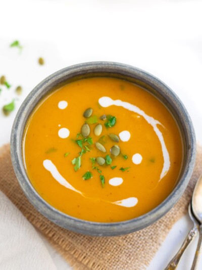 Creamy Instant Pot Sweet Potato Soup - Piping Pot Curry