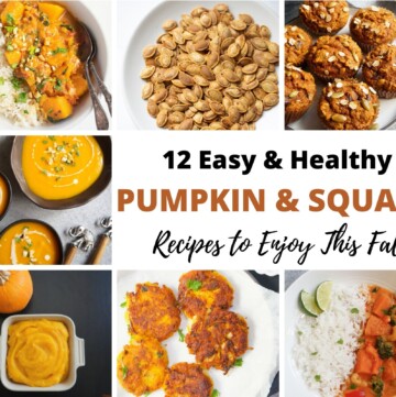 Easy & Healthy pumpkin and squash recipes for fall and winter