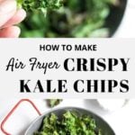 Air fryer kale chips