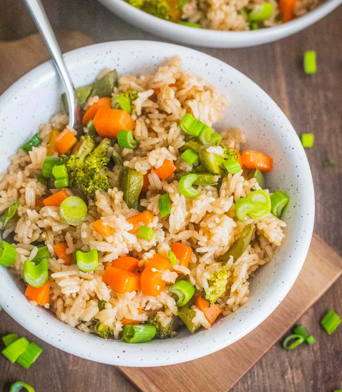 Fried rice in a bowl 