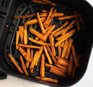 roasted carrots in the air fryer