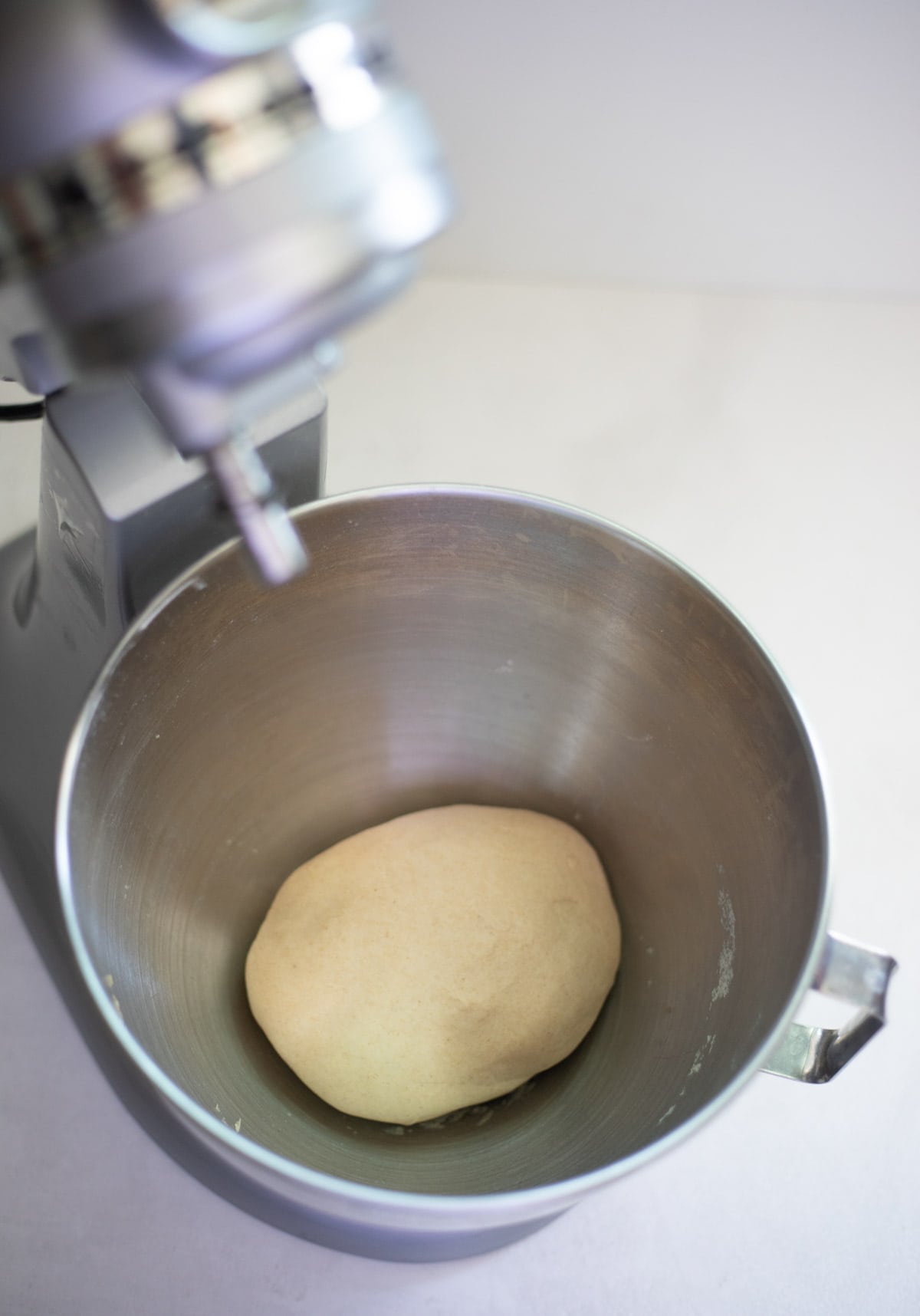 Roti dough made in a kitchenaid stand mixer