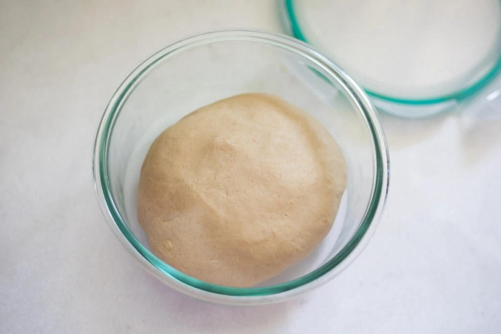 Roti Dough stored in an air tight container