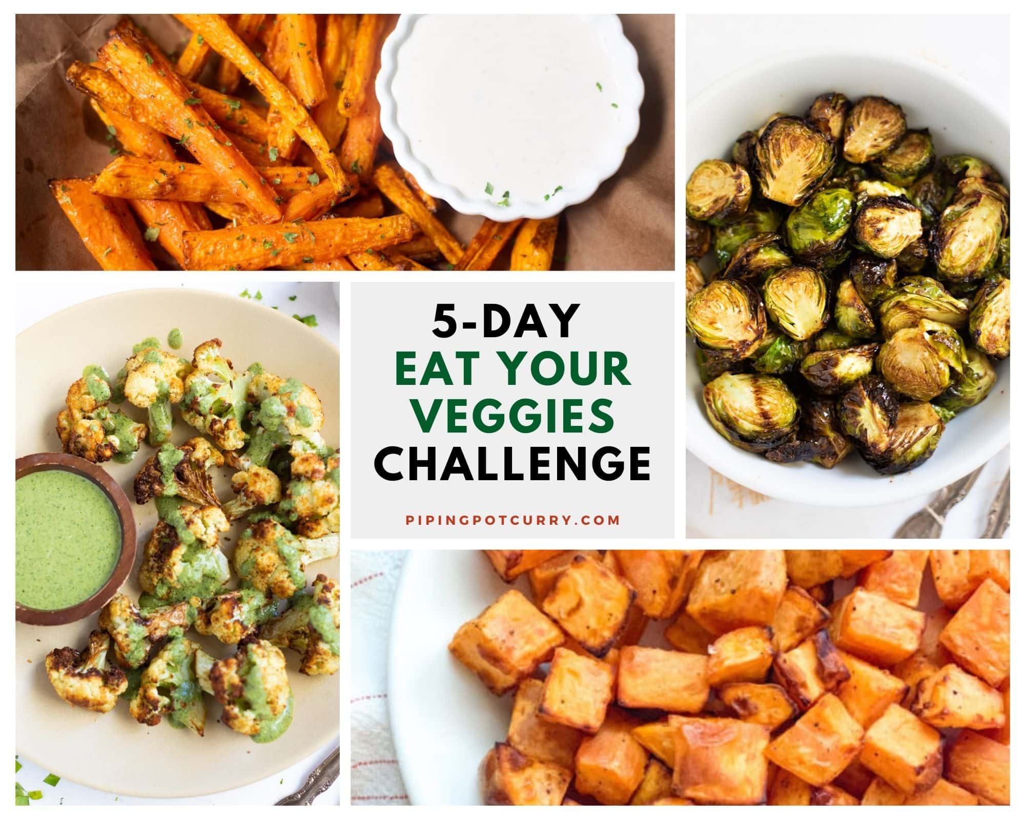 5-day Eat your veggies challenge