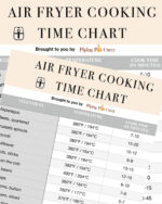 Air Fryer Cooking Time Chart - Piping Pot Curry