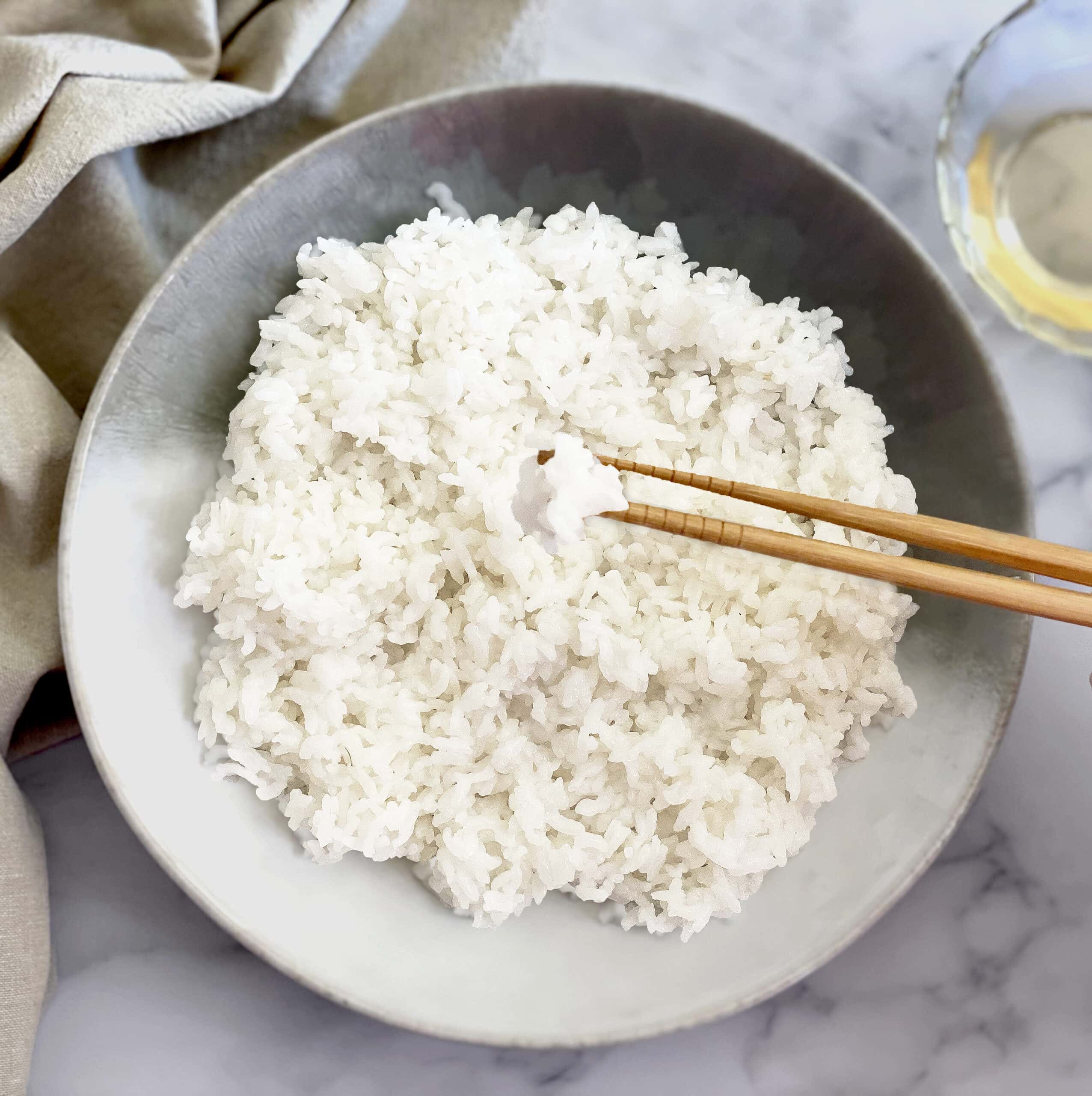 Easy Instant Pot Sushi Rice - Piping Pot Curry