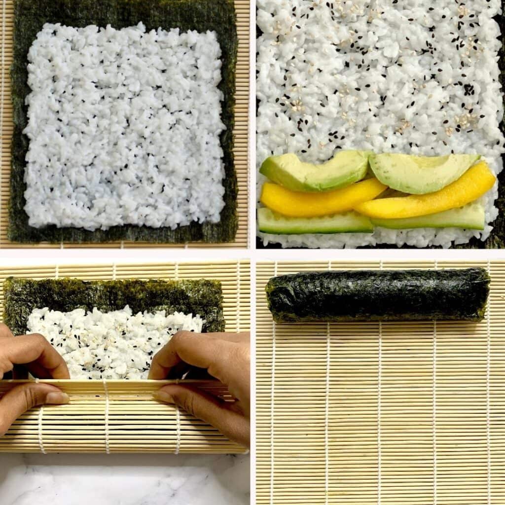 How to make sushi rolls