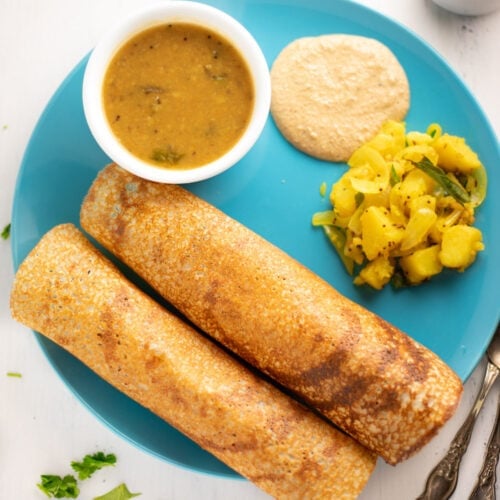 Healthy Quinoa Dosa Piping Pot Curry