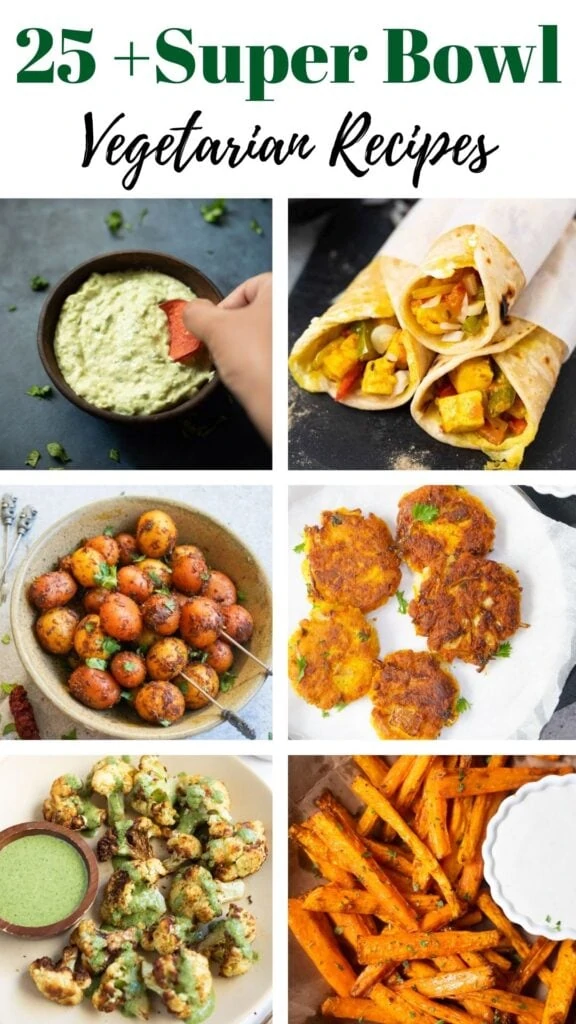 25+ super bowl vegetarian recipes