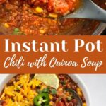 Vegetarian chili with quinoa soup