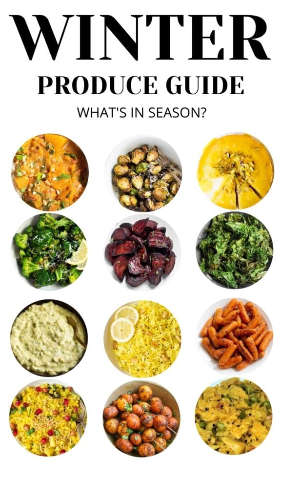 Whats in season: Winter Fruits and Vegetables