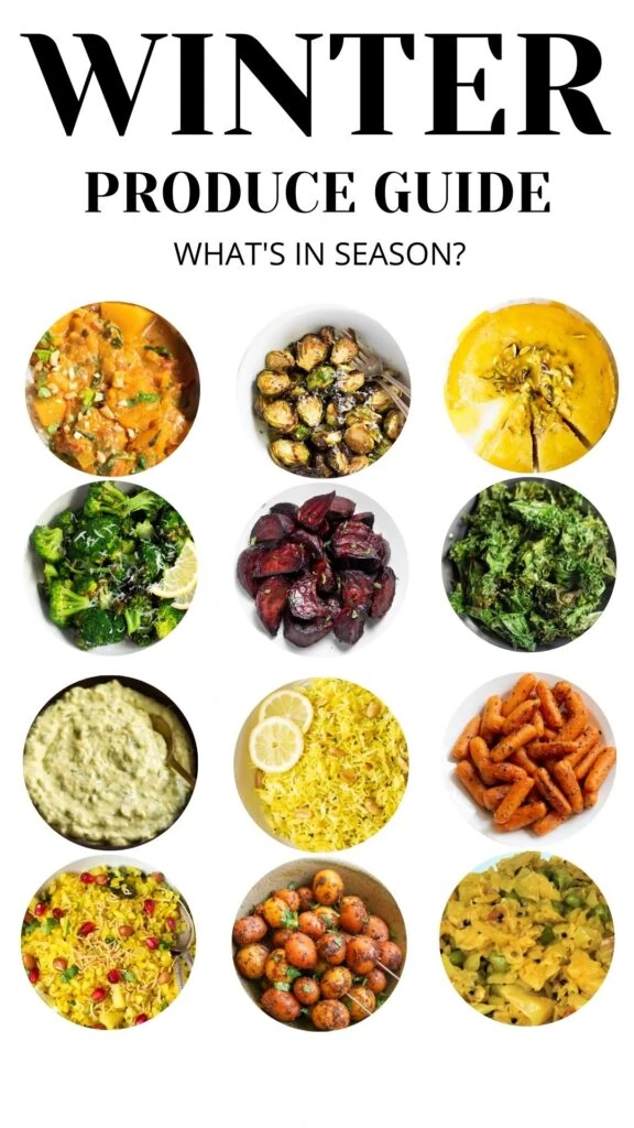 Whats in season: Winter Fruits and Vegetables