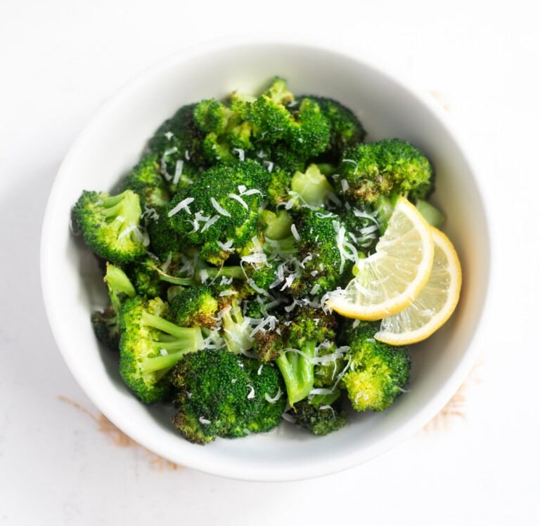 Perfect Air Fryer Broccoli - Piping Pot Curry