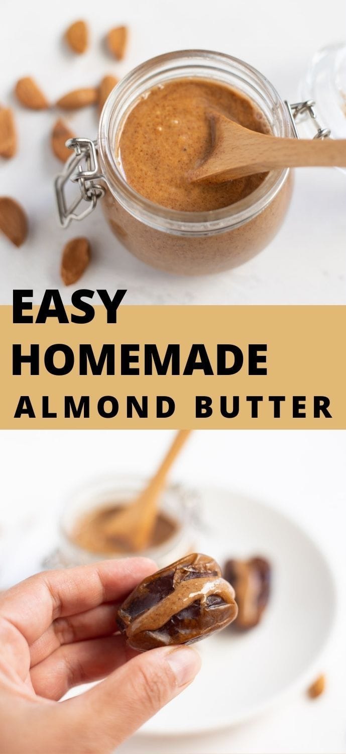Easy Almond Butter (1ingredient, no oil) Piping Pot Curry