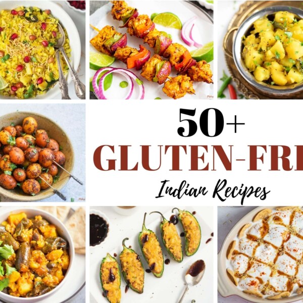 50+ gluten-free Indian recipes collection collage