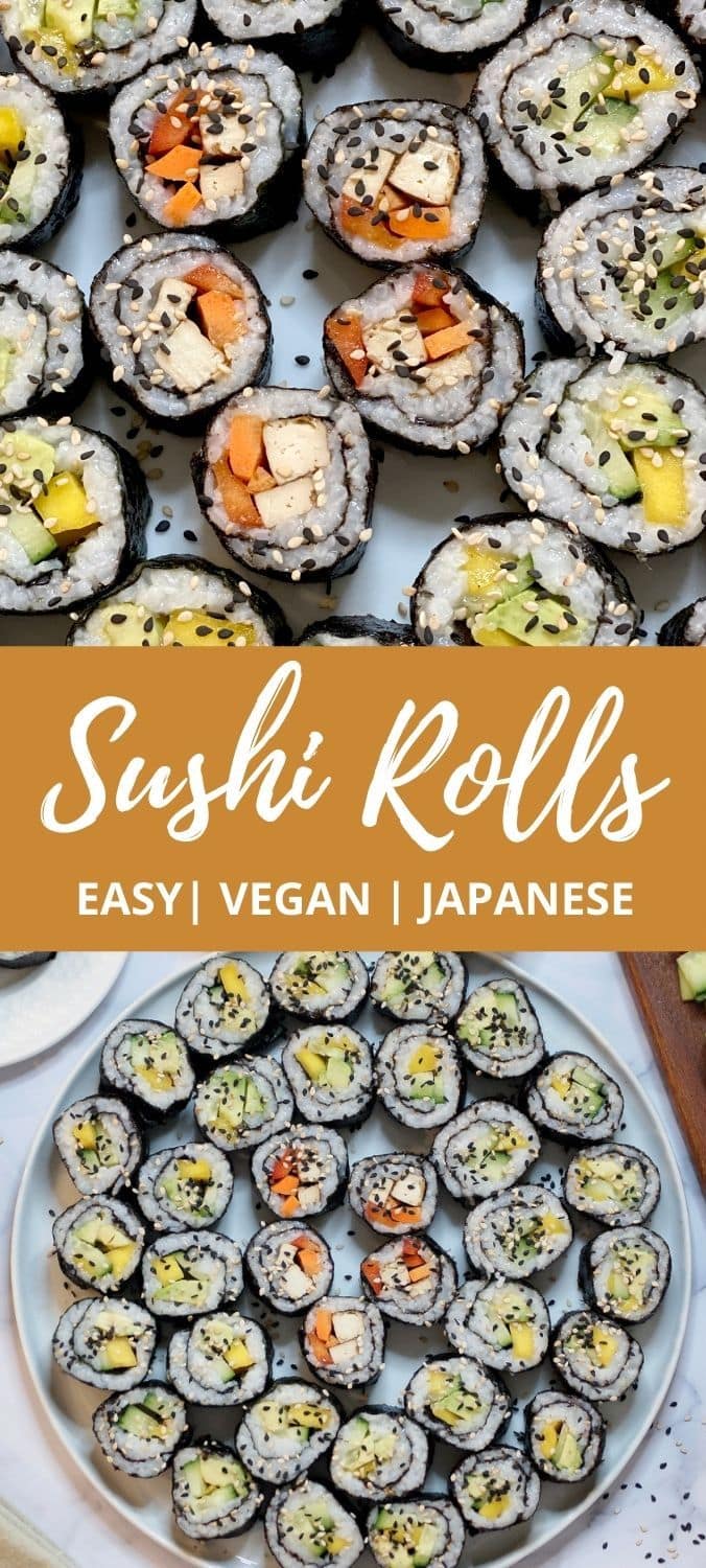 Easy Vegan Sushi for Beginners - Piping Pot Curry