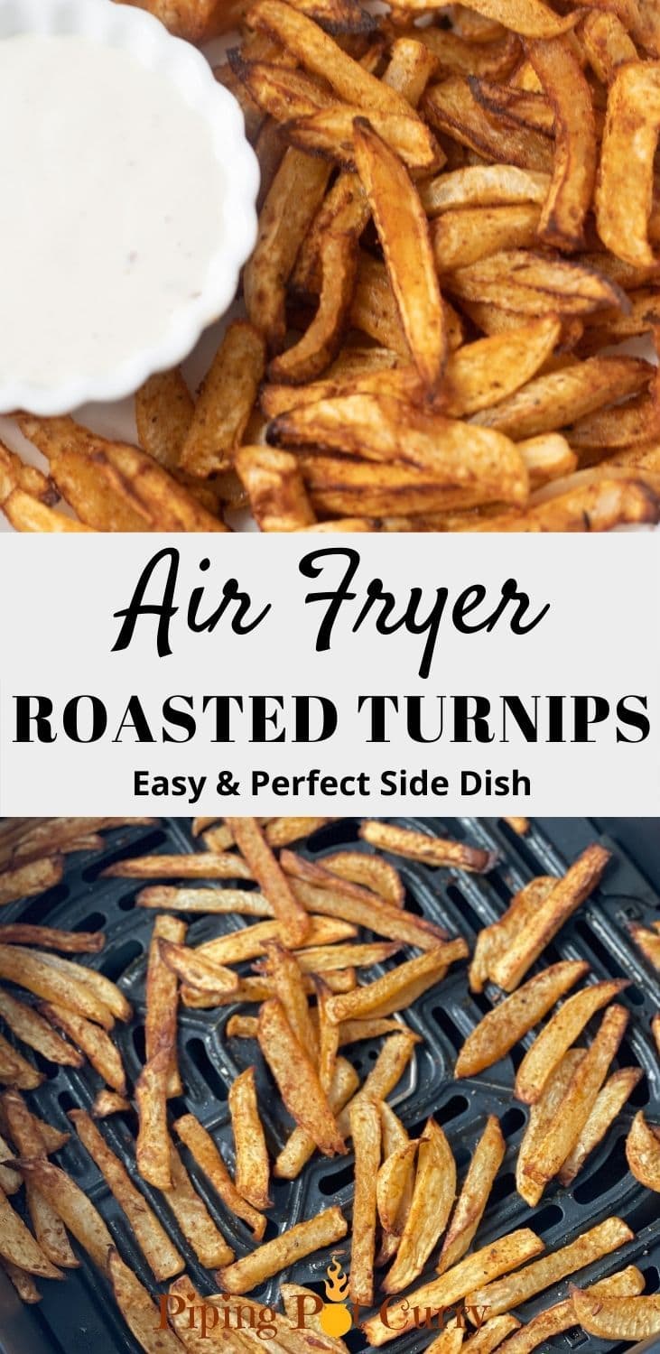 Air Fryer Turnips Piping Pot Curry