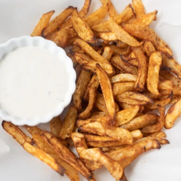 Turnip Fries served with ranch