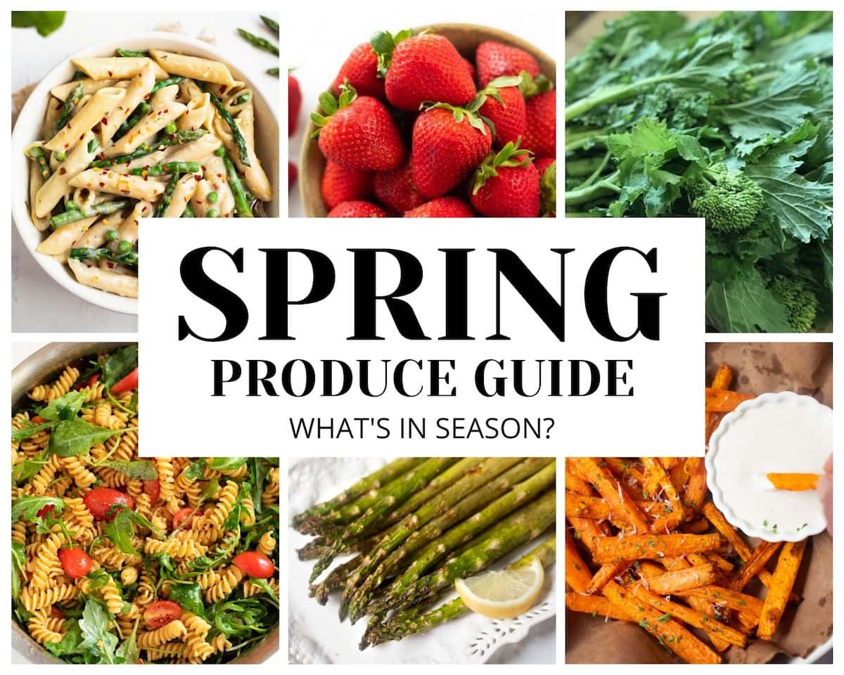 Spring produce guide: fruits and vegetable 