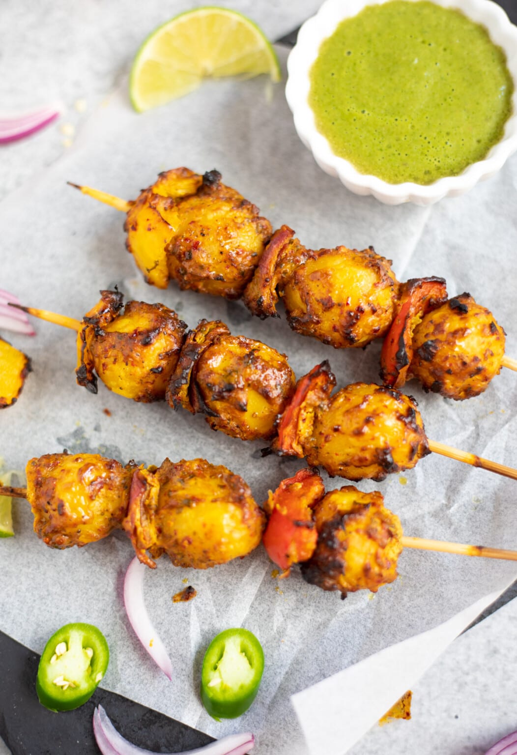 Air Fryer Taro Fries / Crispy Arbi Piping Pot Curry