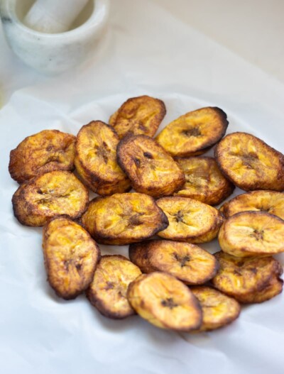 Healthy Air Fryer Plantains - Piping Pot Curry