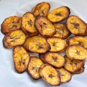 roasted air fryer plantains