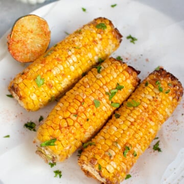 Indian street style spicy corn on the Cobb